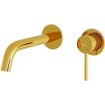Vodovodní baterie BESCO - Podomítková umyvadlová baterie ILLUSION Zlatá BABUISZL