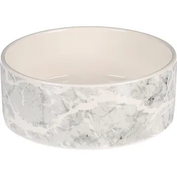 Miska pro psa Flamingo Marmi - keramická miska pro psy a kočky - mramor - 16,5 cm (900 ml)