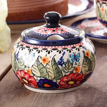 Cukřenka Keramická cukřenka Bolesławiec 300 ml - dek. 149 ART.