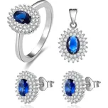 Olivie Stříbrná sada šperků SAFÍR 4868
