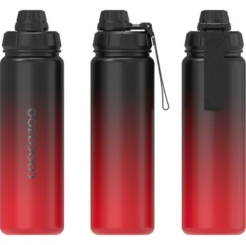 Láhev Izolovaná láhev na pití z nerezové oceli coocazoo 0,7 l, Gradient Red
