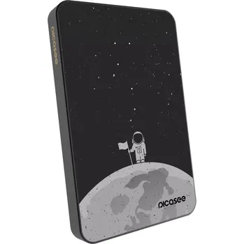 Powerbanka Picasee Powerbanka s MagSafe 5 000 mAh Šedá - Astronaut