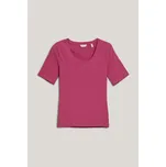 TRIČKO GANT SLIM COT/ELA SS SCOOP NECK TOP SILKY PURPLE