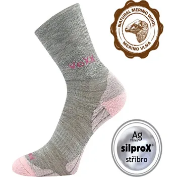 Teplé merino ponožky VOXX IRIZARIK - thermo (do -20°C) dívčí Velikost: 35-38
