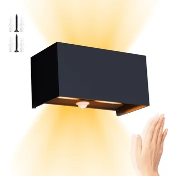 Lampička FLEXIBILNÍ LAMPA ŚCIENNA LED S HUSÍM KRKEM PRO ČTENÍ
