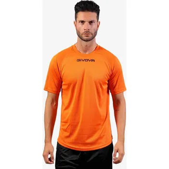 Cyklistické oblečení GIVOVA Sportovní tričko Givova One Microforata 2XL ORANŽOVÁ