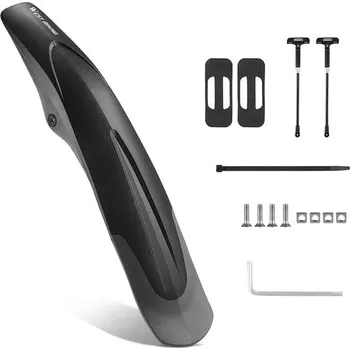 Blatník na kolo WEST BIKING Zadní blatník s nastavitelnými podpěrami na kolo ČERNÁ