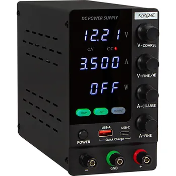 Laboratorní zdroj Laboratorní napájecí zdroj Xtreme SPS-C3010S černý