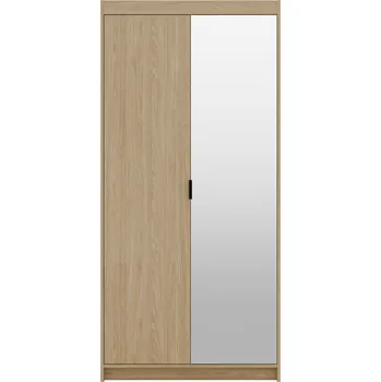 Šatní skříň ArtLemp Šatní skříň ELLEN 2D1 se zrcadlem | dub olejovaný