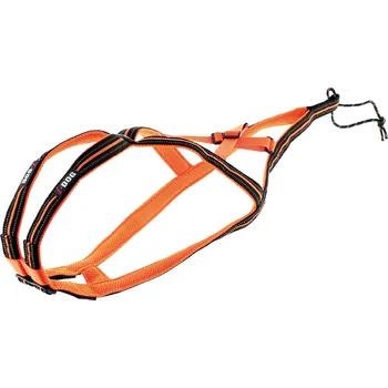 Postroj pro psa I-DOG Postroj pro psa I-DOG Canicross X-Back One XL ORANŽOVÁ|ČERNÁ