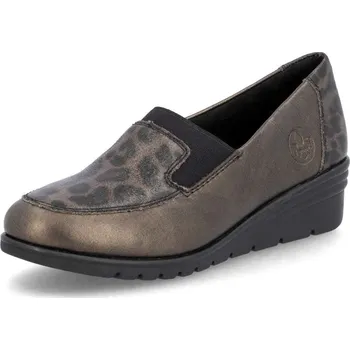 Dámská móda Dámské mokasíny RIEKER L5351-90 hnědá S6 38