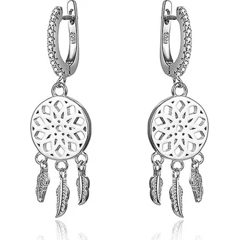 Náušnice MOISS stříbrné náušnice LAPAČ SNŮ