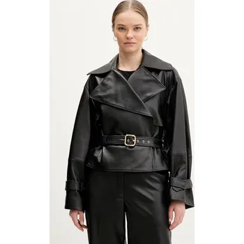 Moto bunda Kožená bunda HUGO Lanitte 50560068 černá 99X, vel. XS