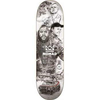 Skateboardová deska nomad Deska nmd team deck silver