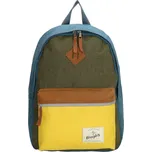 Beagles Žluto-modrý voděodolný školní batoh „Smile“
