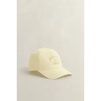 Kšiltovka KŠILTOVKA GANT GRAPHIC COTTON TWILL CAP VANILLA YELLOW