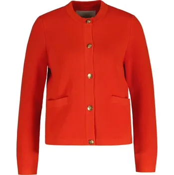Dámský svetr KARDIGÁN GANT COTTON KNIT JACKET PERFECT RED
