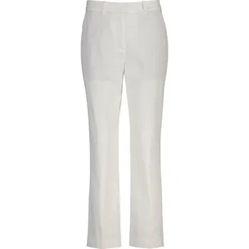 Dámské kalhoty KALHOTY GANT SLIM SLACK EGGSHELL