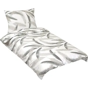 Povlečení BELLATEX Povlečení bavlna 90/929 pírka 140 × 220, 70 × 90