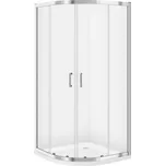CERSANIT - SPRCHOVÝ KOUT ČTVRTKRUH 90X190 TRANSPARENT SKLO S154-002