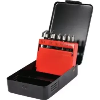 Příslušenství k nářadí Yato - Sada záhlubníků do kovu 6ks