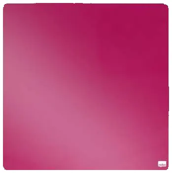 Magnetická popisovatelná tabule Nobo - 36 x 36 cm, růžová