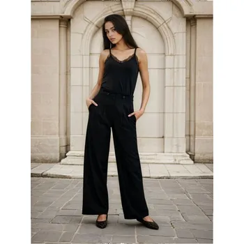 Dámské kalhoty Sinsay - Kalhoty wide leg - černá - 880GZ-99X - 880GZ-99X-S