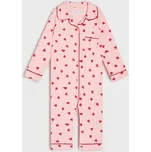 Sinsay - Bavlněný kojenecký overal - pastelová růžová - 006HH-03X - 006HH-03X-62