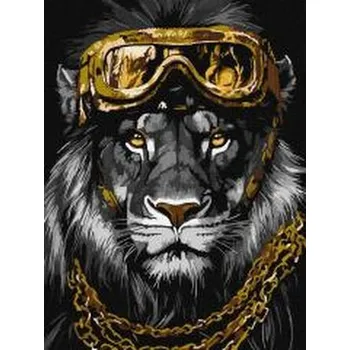 Set školních potřeb Malowanie po numerach -Potęga stylu metal 30x40cm