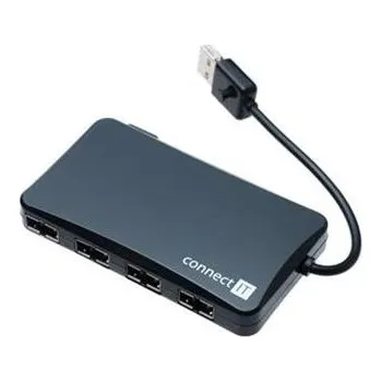 USB hub CONNECT IT USB 2.0 HUB se 4 oboustrannými porty REVERSE