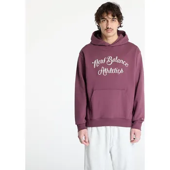 Pánská móda Mikina New Balance Athletics Relaxed League Hoodie Violet M