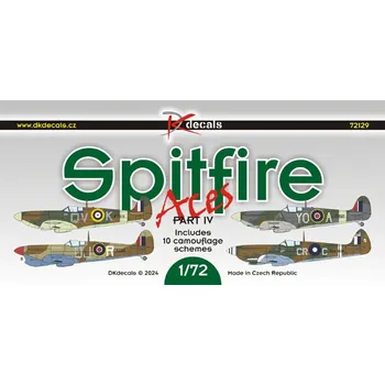 Plastikový model 1/72 Spitfire Aces (10x camo) Part IV.
