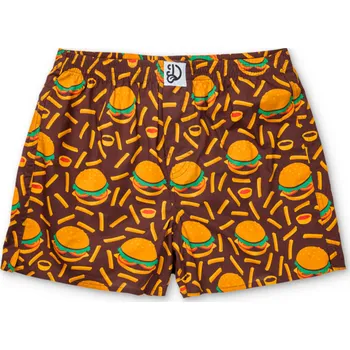 Trenýrky Veselé pánské trenky Burger a hranolky