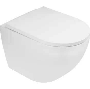 Klozet Oltens Hamnes záchodová mísa závěsná bez splachovacího kruhu s vírovým splachováním bílá lesk 42552000