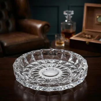 Talíř Dekorativní skleněný talíř AFFEK DESIGN CRISTALLO 29 cm