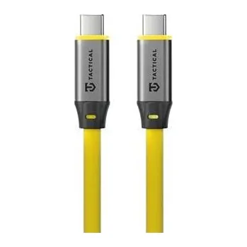 Datový kabel Tactical Fat Man 2.0 Cable USB-C/USB-C 1m Yellow - 57983127955