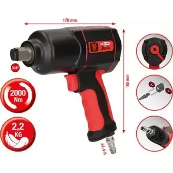 Ks Tools - Rázový utahovák THE DEVIL 3/4" 2000Nm