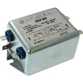 Příjem digitálního pozemního vysílání Odrušovací filtr X37-02 250VAC/15A 50-60Hz