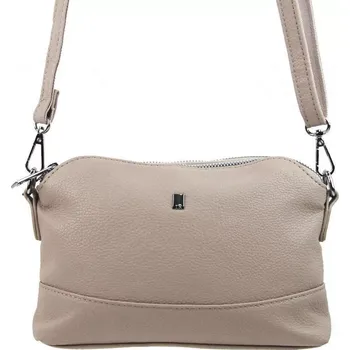 Kabelka BELLA BELLY Latté hnědá crossbody dámská kabelka se třemi oddíly 5414-BB