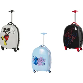 Dětský cestovní kufr 20,5 l Mickey Mouse, Stitch, Spiderman