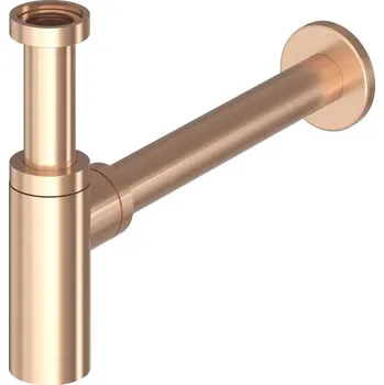 Sifon Umyvadlový sifon, růžové zlato kartáčované