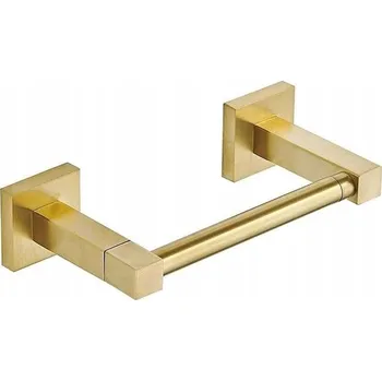 Držák toaletního papíru nástěnný otočný Nerezová ocel zlatá barva