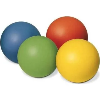 Masážní míček Soft míček hladký, 5,8 cm Žlutá