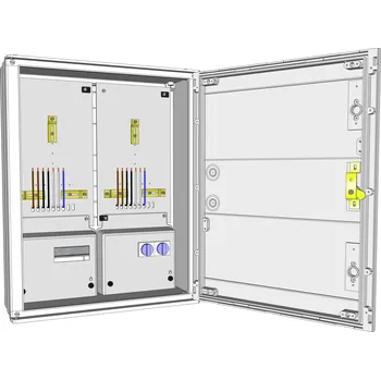 Rozvaděč Elektroměrový rozvaděč ELPLAST-KPZ PER 11V/3f/40 4.1.3 vestavná (3D)