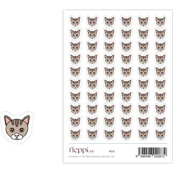 samolepka Fleppi Samolepky Kočka