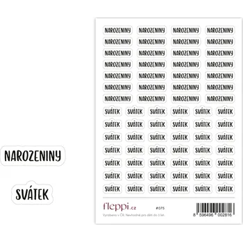samolepka Fleppi Samolepky Narozeniny a svátek