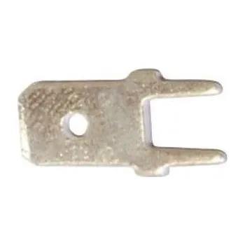 Síťový kabel Faston-konektor 6,3mm do DPS cínovaný