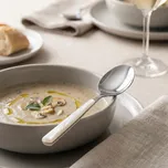 TESCOMA Fancy Home 20,5 cm bílá - polévková lžíce z nerezové oceli