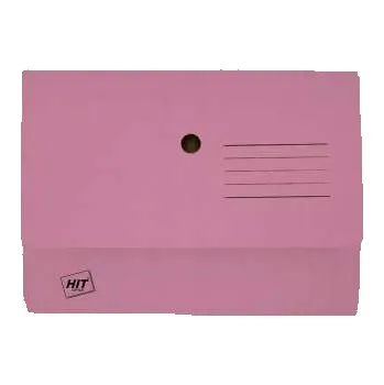 Papírová odkládací kapsa na dokumenty A4 - růžová, 1 ks