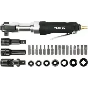 Yato - Utahovák vzduchový s příslušenstvím 1/2" 68Nm